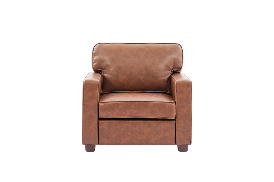 Tolg Leathar PU Faux, Cathaoirleach (SF021-BR-S) / Loveseat (SF021-BR-M) / Tolg (SF021-BR-L)